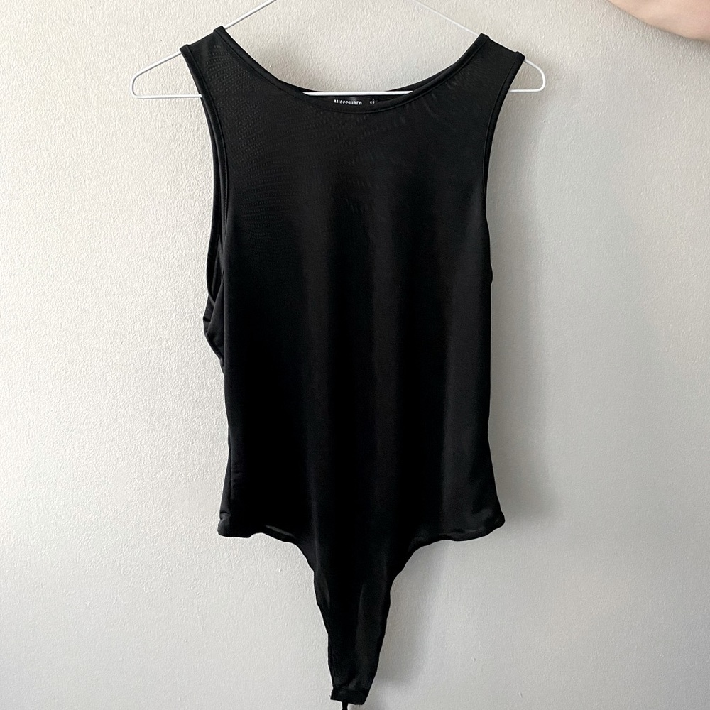 🖤 Missguided Seamless Racer Neck Bodysuit [Size US 10] 🖤